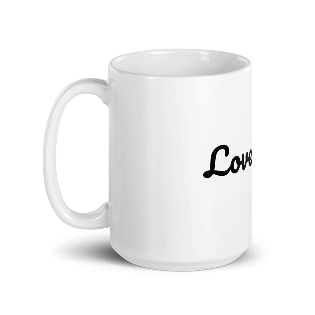 White glossy Rugby mug - L2N2