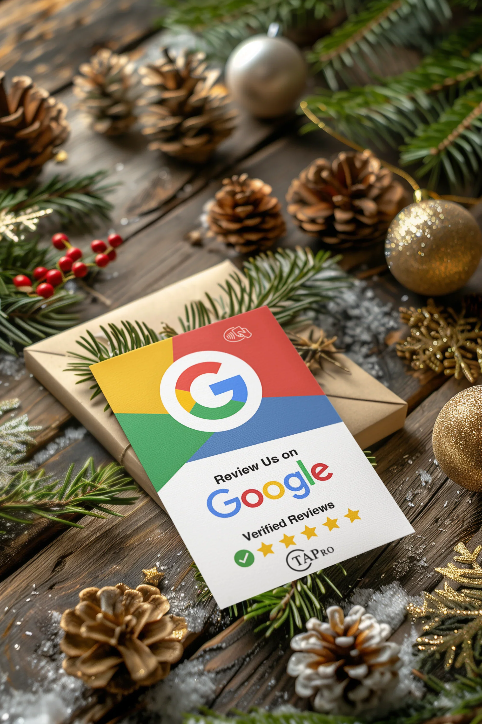 NFC Google Review Cards (3-Pack) - High-Velocity 5-Star Review Kit