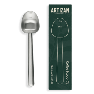 Artizan Coffee 1 Tbsp Coffee Measuring Scoop, Stainless Steel Copper Scoop for Ground Coffee, Beans, Tea & More - 7g, 17 cm Long Handle
