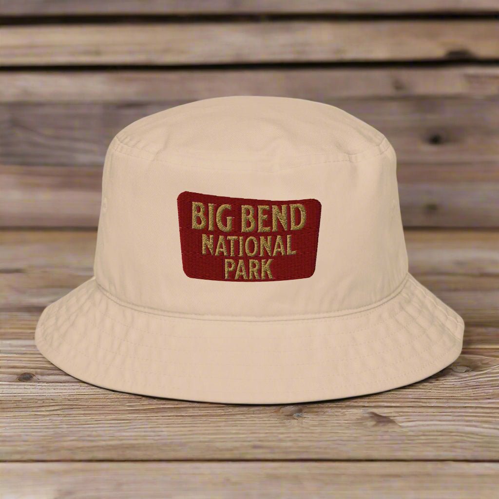 Big Bend National Park Organic Embroidered Bucket Hat