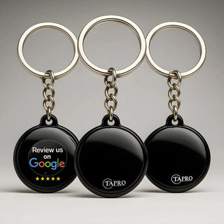 NFC Google Review Keychains (3-Pack) - Portable Feedback Tool