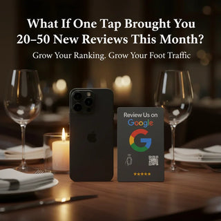 Smart NFC Google Review Stand - Contactless Tap-to-Rate Sign