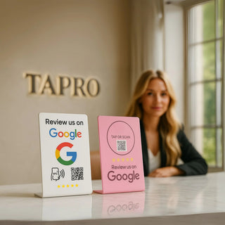 NFC Google Review Stand (5-Pack) - Premium Review Collection Kit