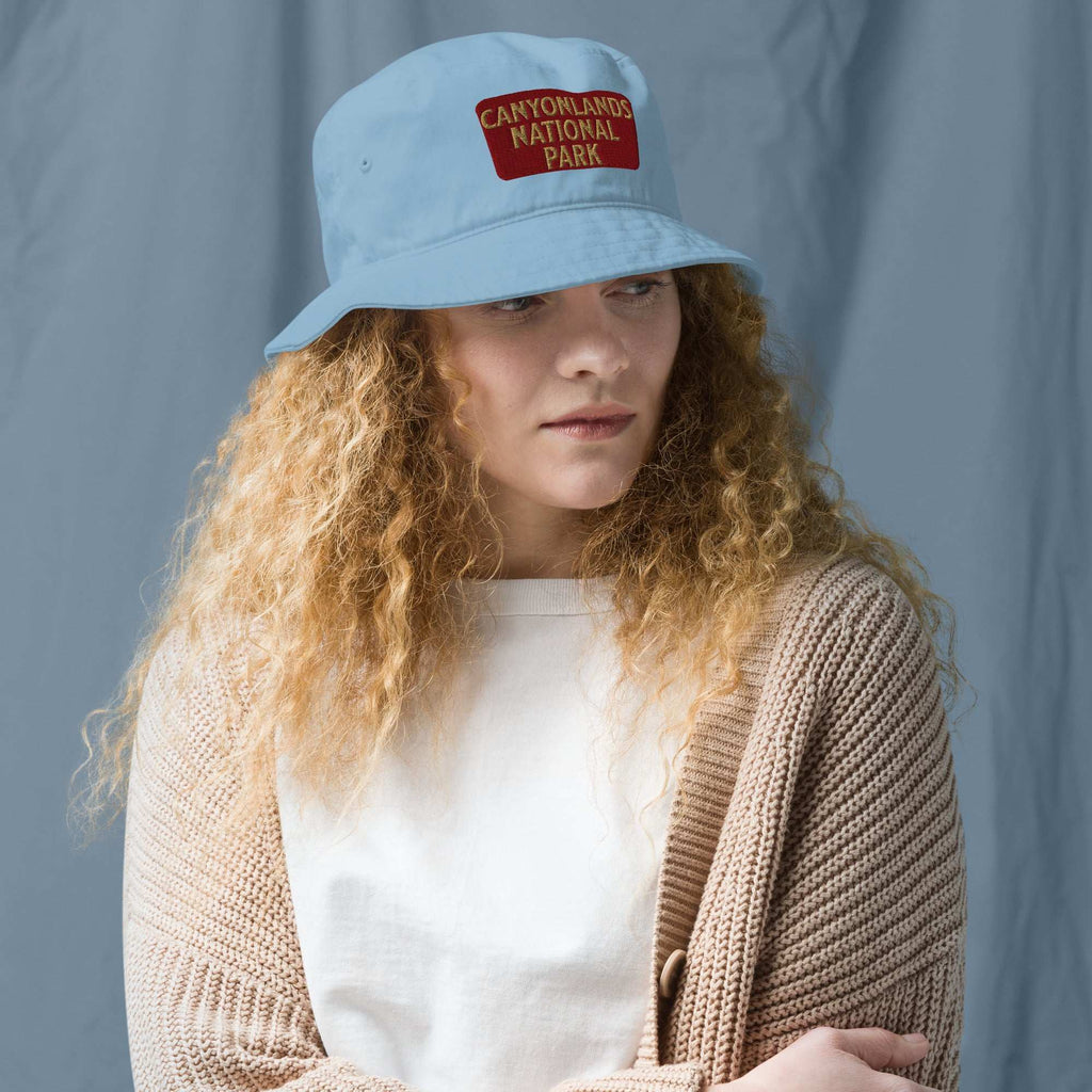 Canyonlands National Park Embroidered Organic Bucket Hat