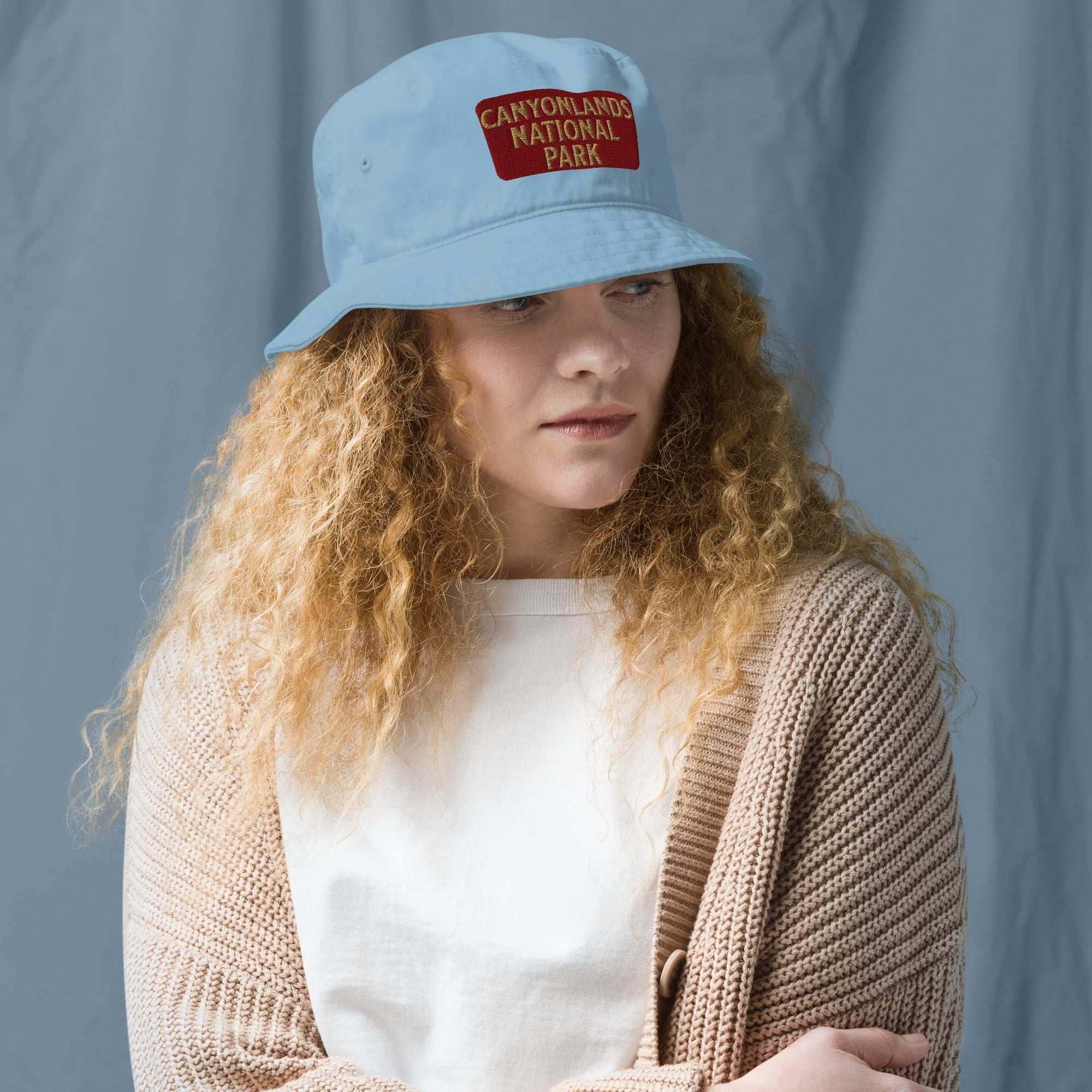 Canyonlands National Park Embroidered Organic Bucket Hat