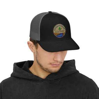 Clear Water Trading Co Trucker hat —  Snap-back Vintage Trucker Hat