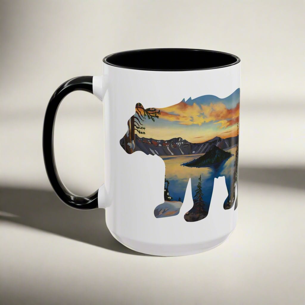 Crater Lake National Park Bear Colored Mug