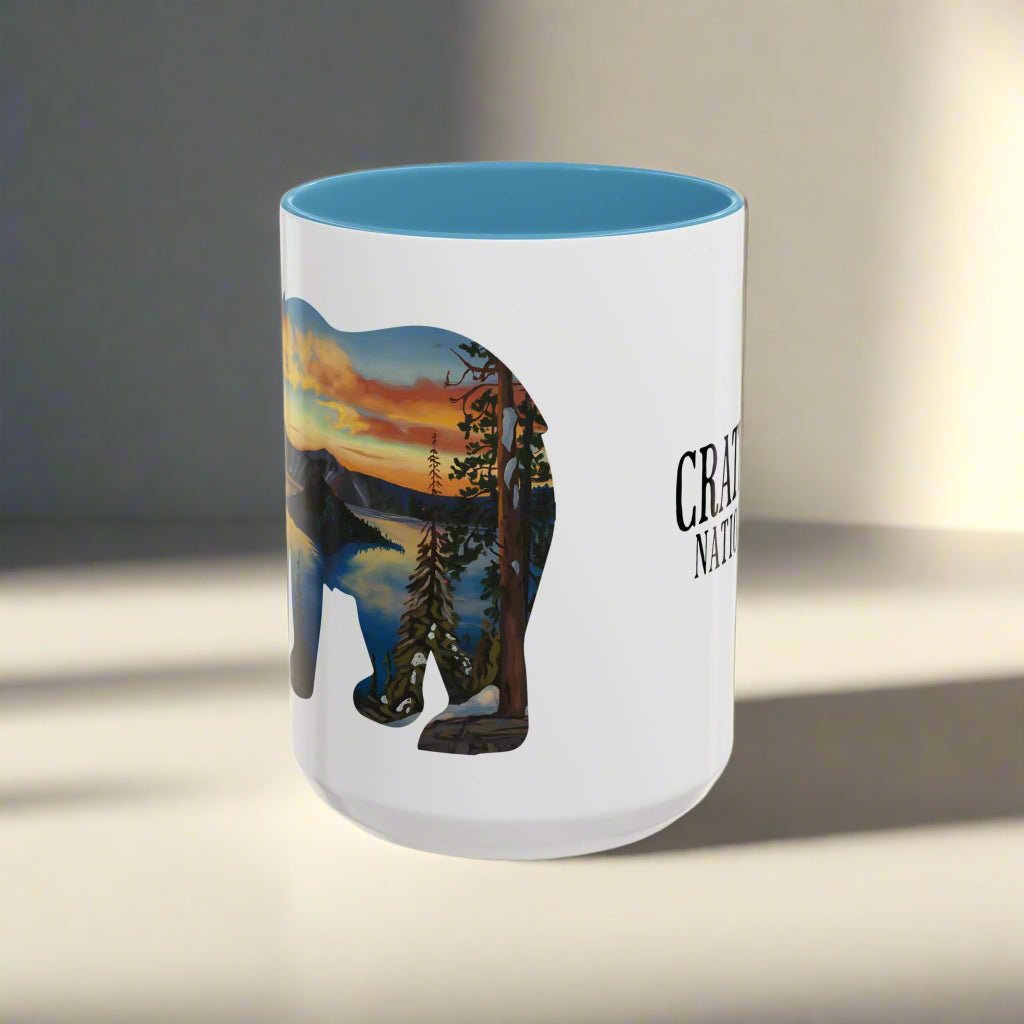 Crater Lake National Park Bear Colored Mug