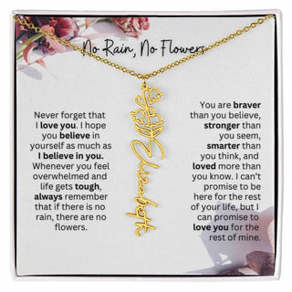 Christmas Birth Flower Necklace | Thoughtful Christmas Gift for Best Friend