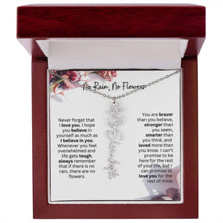 Christmas Birth Flower Necklace | Thoughtful Christmas Gift for Best Friend