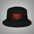 Denali National Park Sign Organic Embroidered Bucket Hat