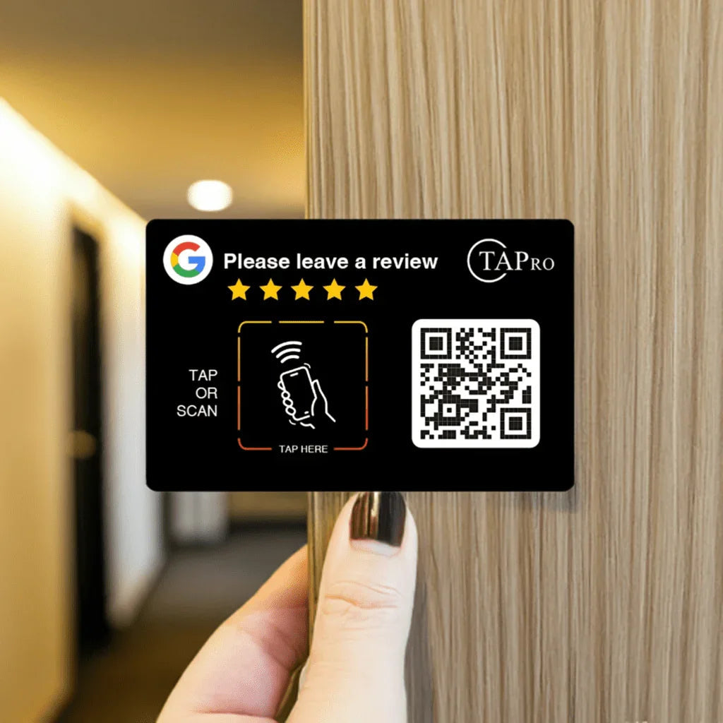 NFC Google Review Sticker (3M Adhesive) Plate for Surfaces
