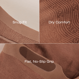 Unisex Cotton No Show Socks 5-Pack | Espresso Brown