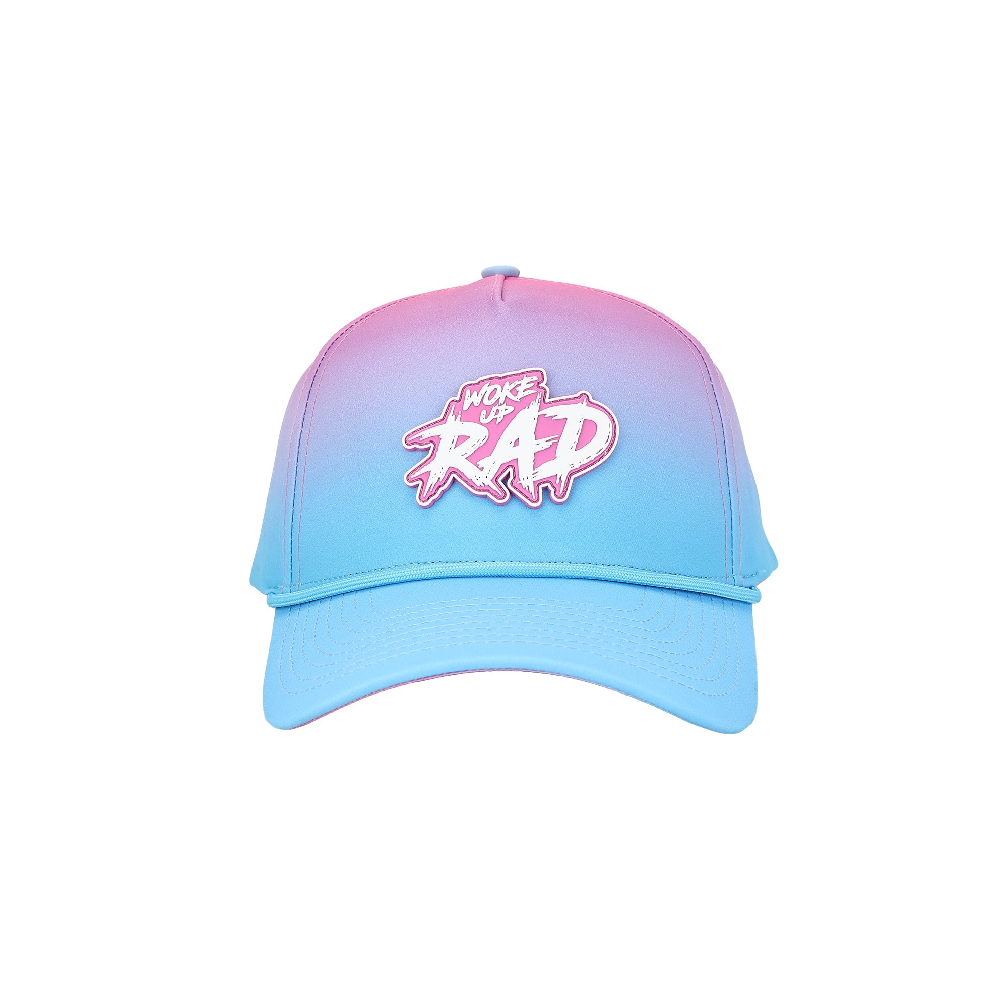 Woke Up RAD Hat - Gradient Pink/Blue