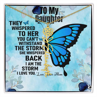 Gift From Mom to Daughter I I Love You - Birth Necklace
