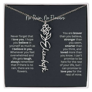 Gold Flower Necklace