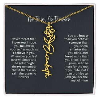 Gold Flower Necklace
