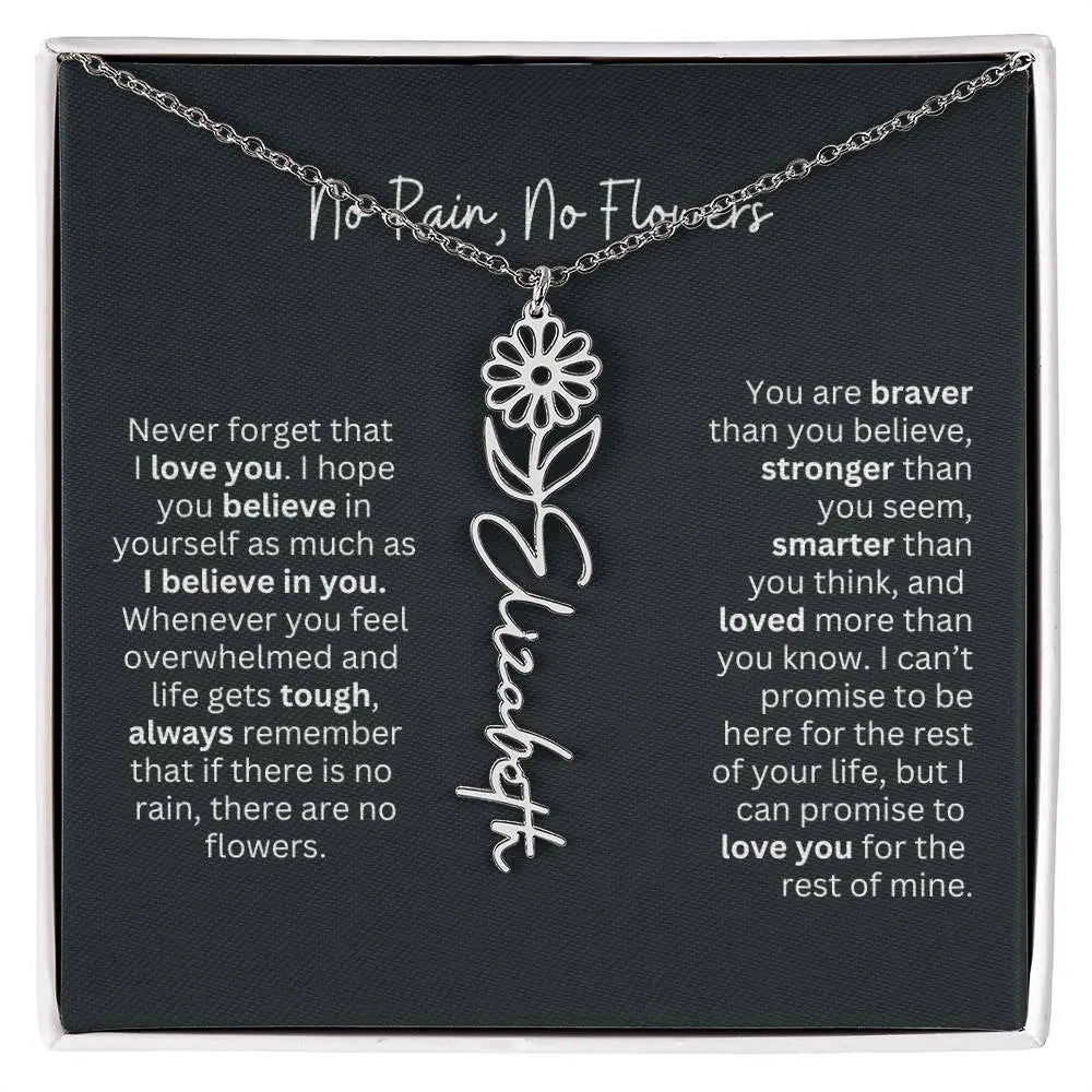 Gold Flower Necklace