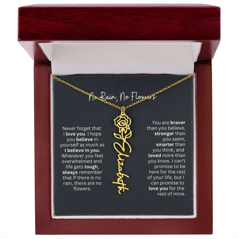 Gold Flower Necklace