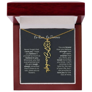 Gold Flower Necklace
