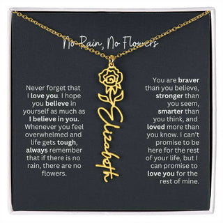 Gold Flower Necklace