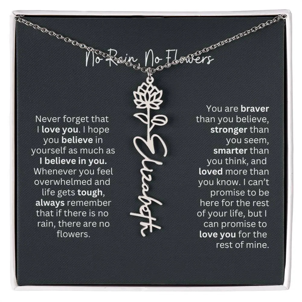 Gold Flower Necklace