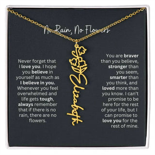 Gold Flower Necklace