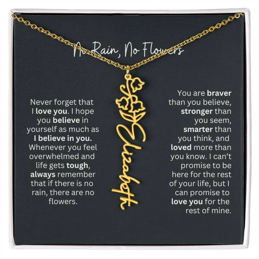 Gold Flower Necklace