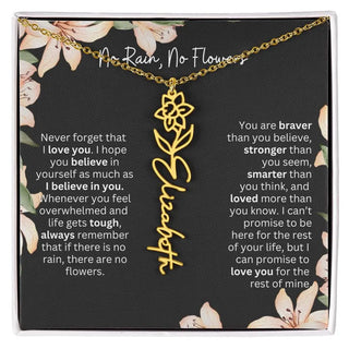 Gold Flower Necklace