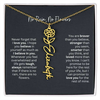 Gold Flower Necklace