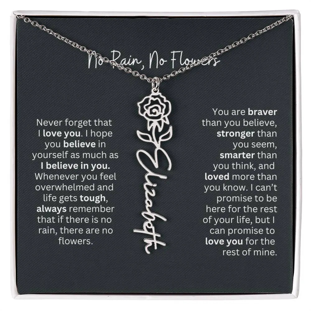 Gold Flower Necklace