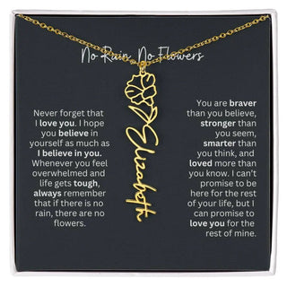 Gold Flower Necklace