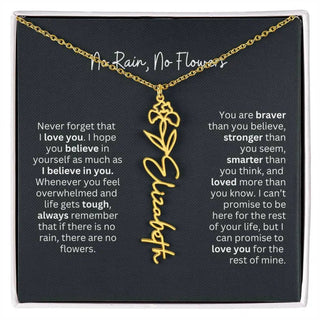 Gold Flower Necklace