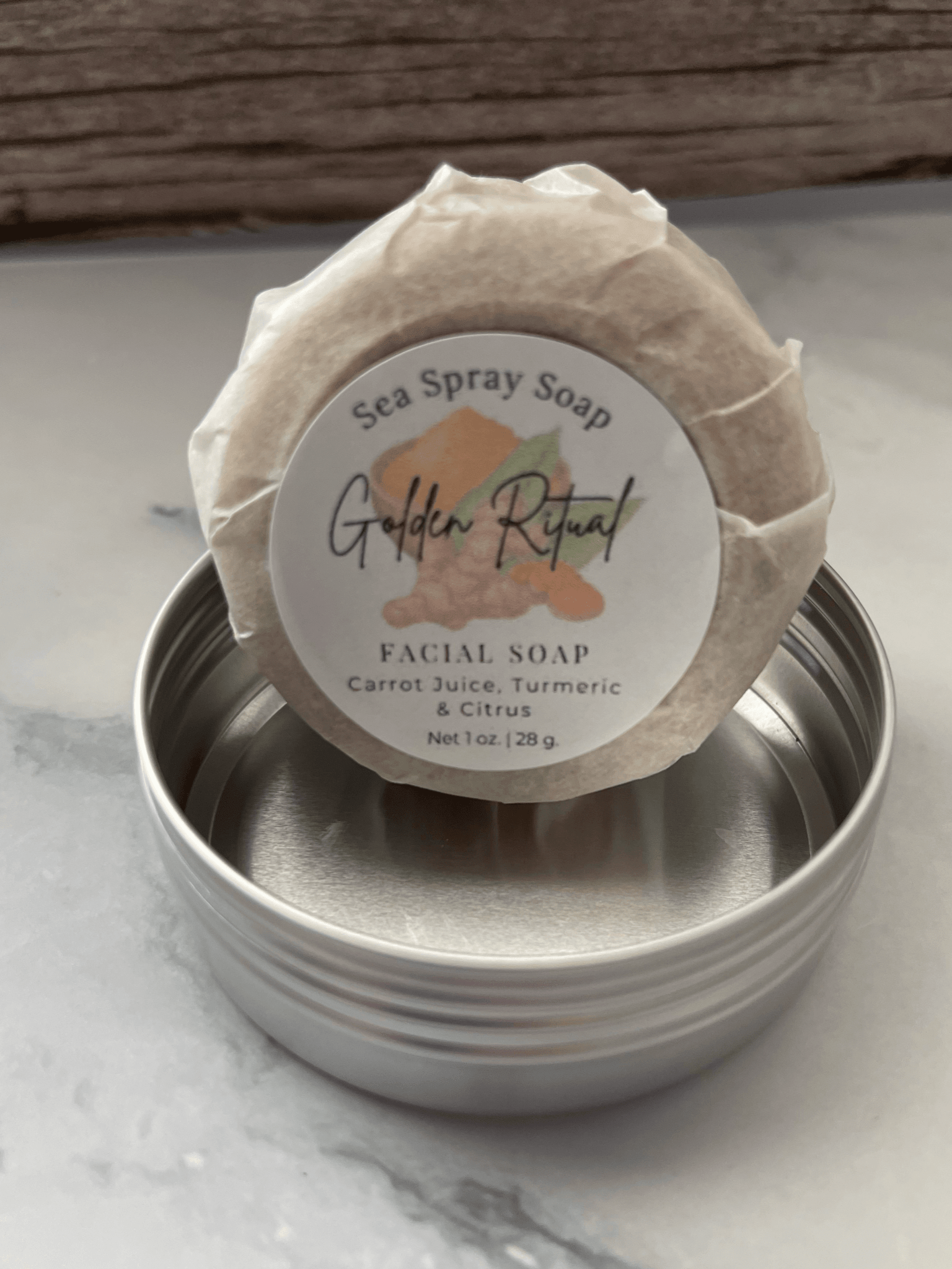 Golden Ritual Turmeric Infused Facial Soap