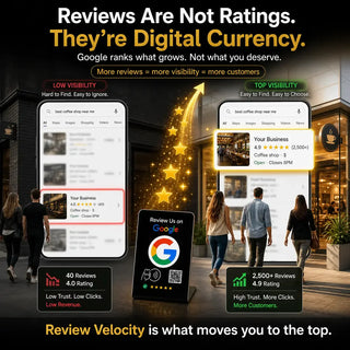 Google Review Stand - NFC & QR Tap To Review System