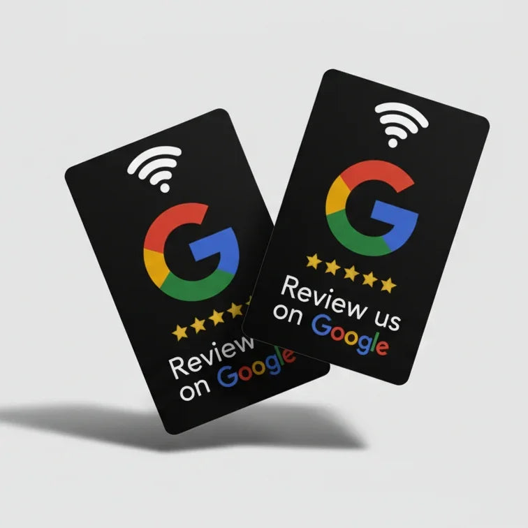 Smart NFC Google Review Card - Retail & Restaurant GMB Booster