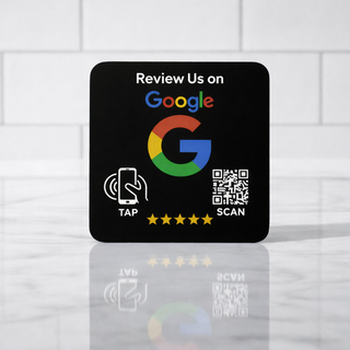 Google Review Nfc Sticker (2x2)– Tap to Review System for Businesses