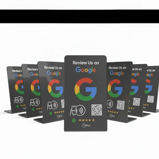 Google Review Stand NFC + QR Tap Sign Review Stands