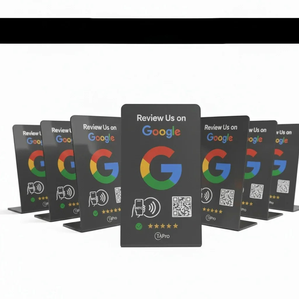 Google Review Stand NFC + QR Tap Sign Review Stands