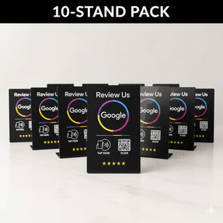 Google Review Stand NFC + QR Tap Sign Review Stands