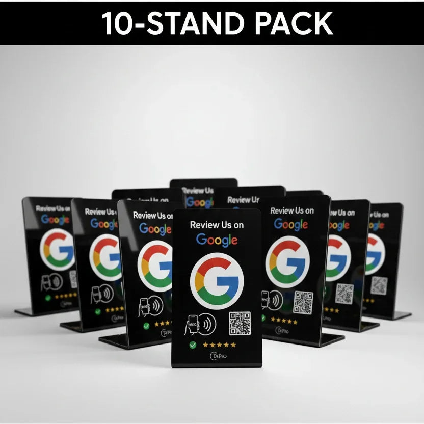 Google Review Stand NFC + QR Tap Sign Review Stands