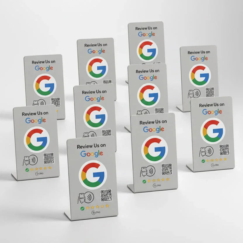 Google Review Stand NFC + QR Tap Sign Review Stands