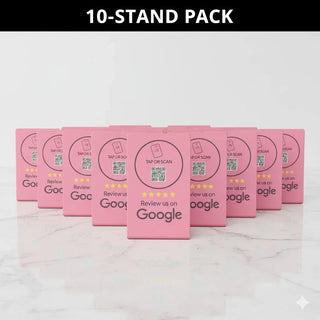 Google Review Stand NFC + QR Tap Sign Review Stands