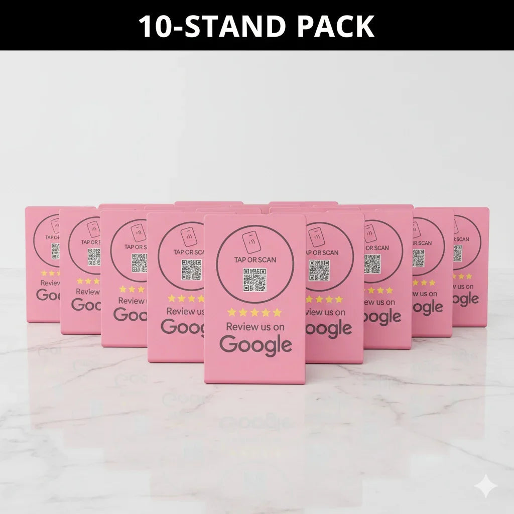 Google Review Stand NFC + QR Tap Sign Review Stands