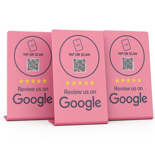 Google Review Stand NFC + QR Tap Sign Review Stands