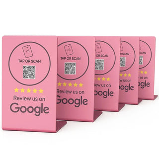 Google Review Stand NFC + QR Tap Sign Review Stands