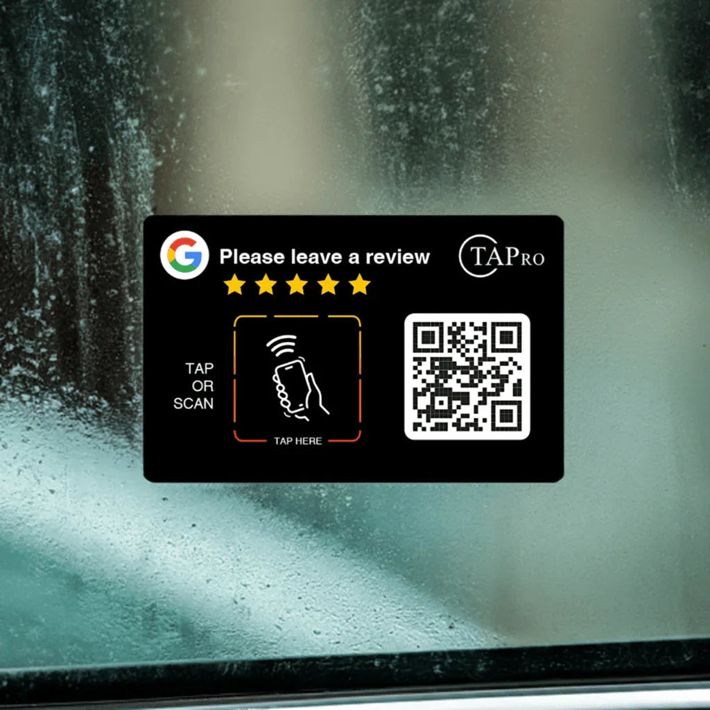 NFC Google Review Sticker (3M Adhesive) Plate for Surfaces