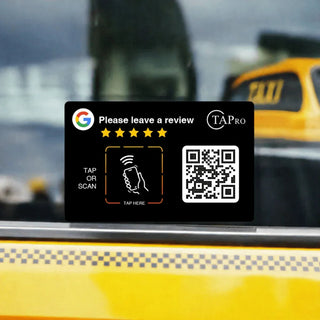 NFC Google Review Sticker (3M Adhesive) Plate for Surfaces