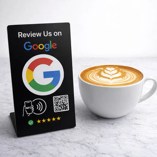 Google Review Stand - NFC & QR Tap To Review System