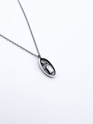 Sterling Silver Ghost Necklace